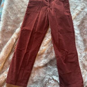 Men's Corduroy Pants - Rust